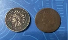 1860 And 1864 Indian Cent - Filler Coins . See Pics - Pointed Or Round Breast?