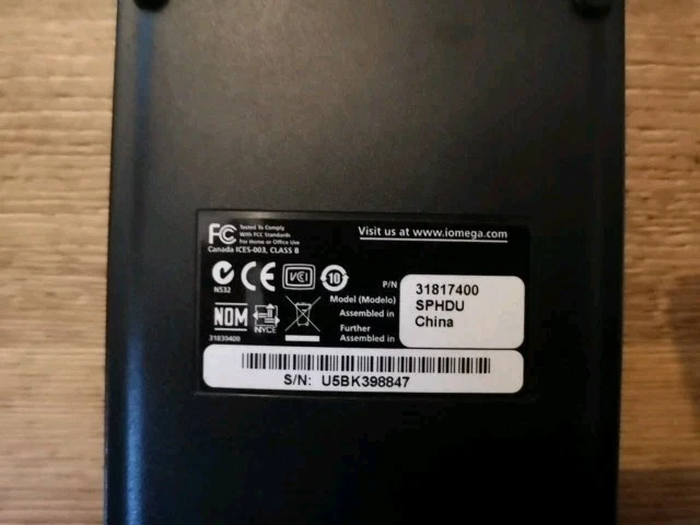 I omega Hdd 500gb Usb2 - Bild 2 von 2