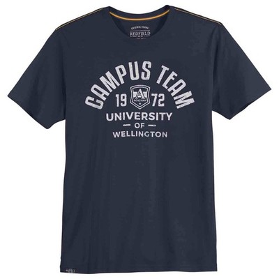 T-Shirt Campus kurzarm von Redfield in Übergröße RF 22513030-M