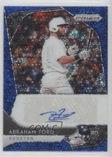 2020 Prizm Rookie Quick Pitch Blue Donut Circle 15/50 Abraham Toro Auto 1h6a