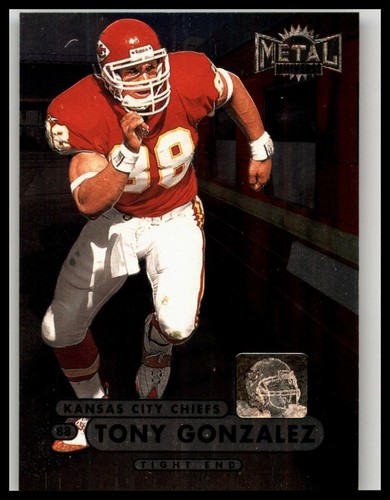 Tony Gonzalez #114 1998 Metal Universe card