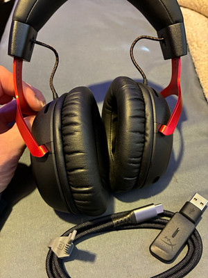 HyperX Cloud III 3 Wireless Gaming Headset - Dongle & Cable (No Mic or Box)