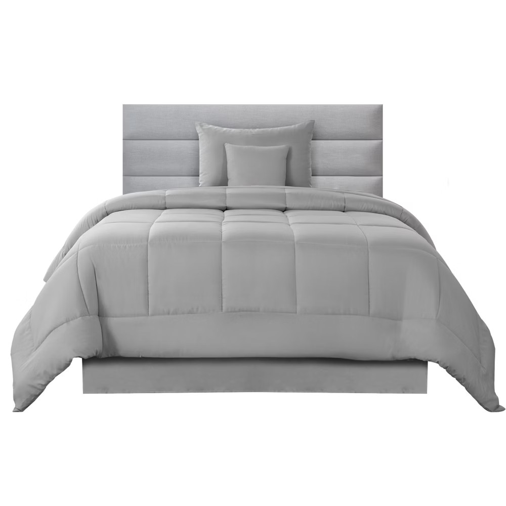 4 Piece Comforter Set Twin Size Soft Breathable Down Alternative Bedding with 10890₽