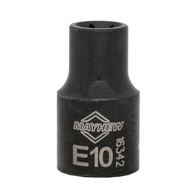 Mayhew 16342 Mayhew E10 Inverted Torx  Socket Bit, 3/8-inch Drive