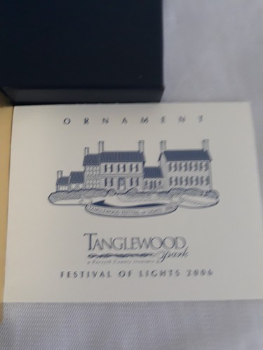 Tanglewood Festival of Lights Ornament 2006 Clemmons NC 24k Gold Finish Boxed - Picture 5 of 16