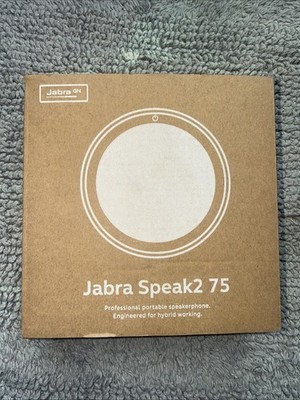 Jabra Speak2 75 Professional Portable Bluetooth Speakerphone USB-C Black New