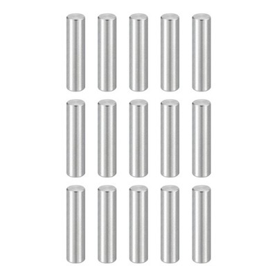 15pcs Dowel Pins M8(8mm) x 35mm Stainless Steel Shelf Support Peg Pin Rod