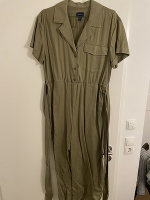 GANT Jumpsuit Größe 40 grün Einfarbig Damen Kleid Jumpsuit S M GANT Kleid Overal