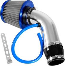 3 Inch Universal Cold Air Intake Filter Kit with Stainless Steel Filter and Alum