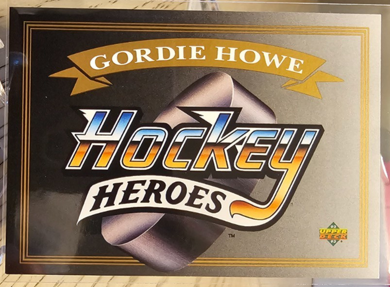 1992-93 Upper Deck Hockey Heroes Gordie Howe #NNO Detroit Red Wings