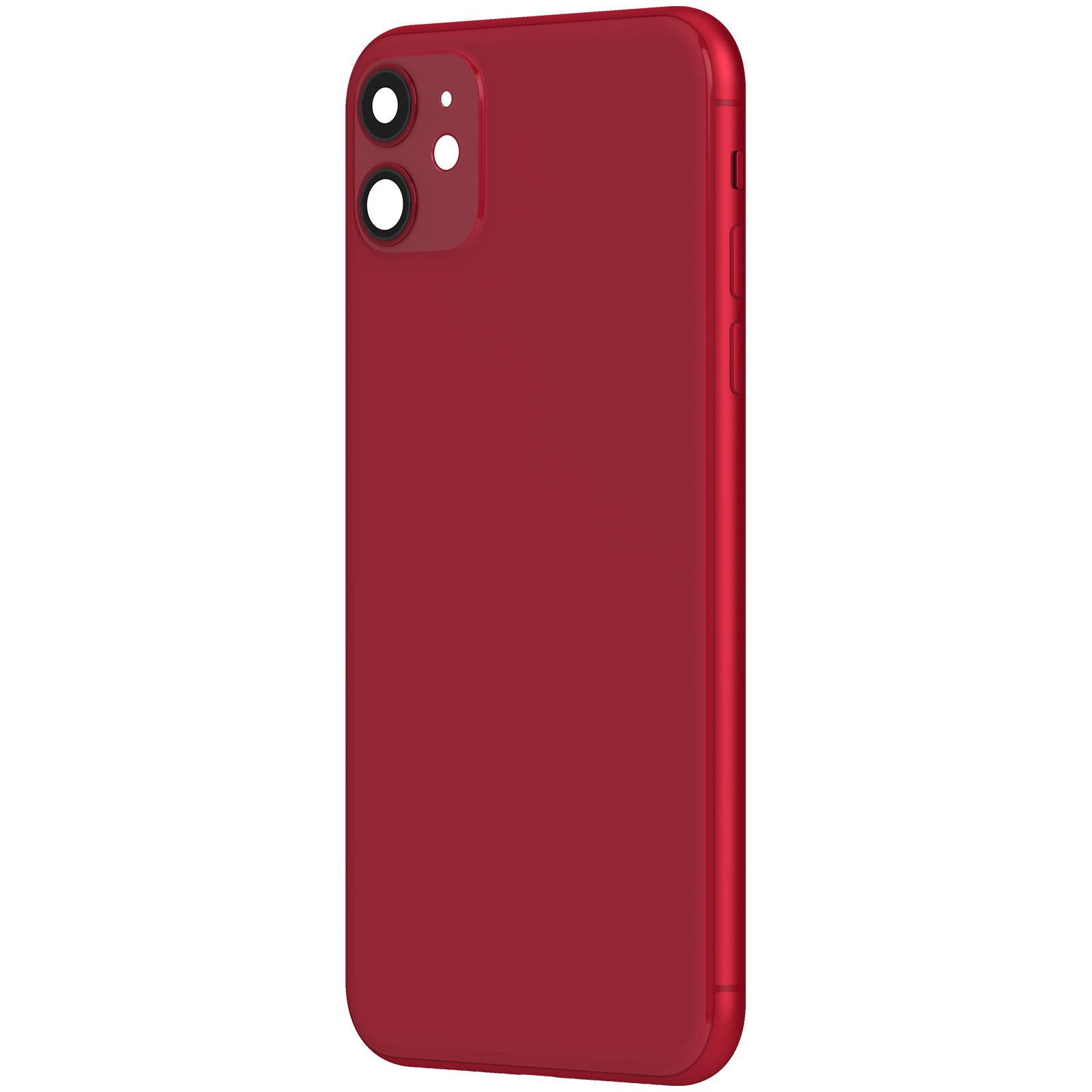 Châssis iPhone 11 rouge en aluminium et verre de qualité supérieure