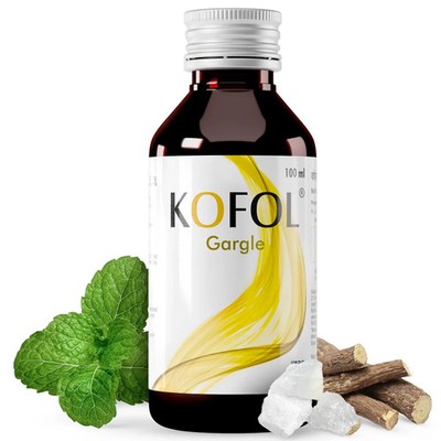 Vedistry KOFOL GARGLE 100 ML(Pack of 2) for Sore Throat Mouth Ulcers & Oral Care