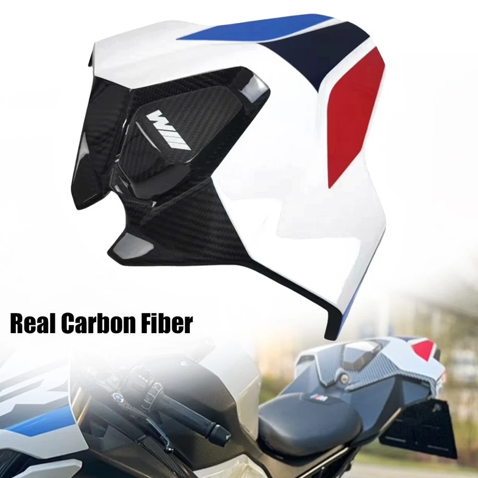 Cubierta trasera de fibra de carbono real para BMW S1000RR M1000RRR 2023-2025 Foto 2 de 4