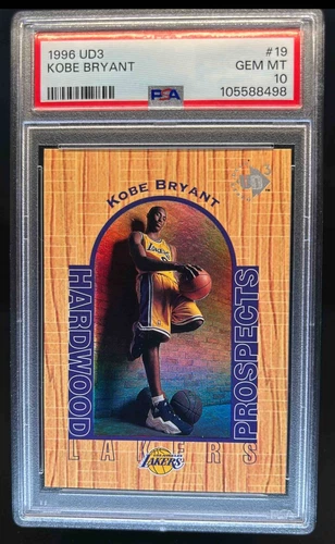 1996-97 Upper Deck UD3 Kobe Bryant Rookie RC #19 Lakers PSA 10