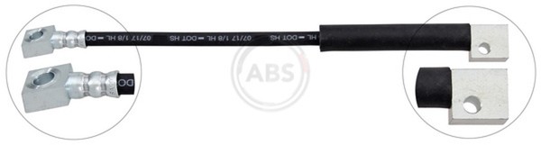 A.B.S. Bremsschlauch SL 3390 FüR Opel Kadett CC T85 Caravan C08 C48 D08 D48 C15-image