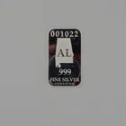 U.S. State Silver bar .999 1ozt Proof - AL/Alabama - 001022/041785