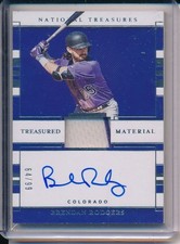 Brendan Rodgers 2020 National Treasures Treasured Material Signatures /99 Auto