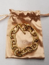 Louise Carter 18K Gold Plated J'adore Chunky Bracelet 7"