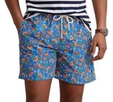Mens Big  Tall Polo Ralph Lauren Traveler Classic Swim Shorts Trunks 3XB EC