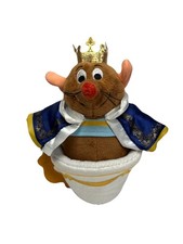 Disney Parks Gus Gus Royal Court Cinderella Mouse Plush Doll w/ Tea Cup