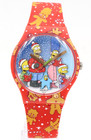 New Swiss Swatch The Simpsons WONDROUS WINTER WONDERLAND Watch 41mm SUOZ361