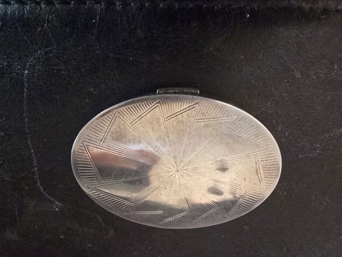 Vintage Elizabeth Arden Sterling Silver Powder Compact– Made in USA –No Monogram