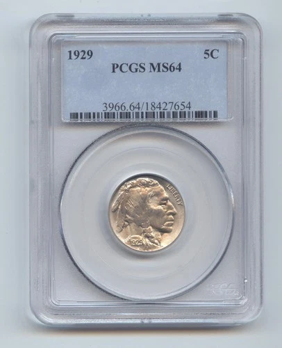 1929 Buffalo Nickel, PCGS MS-64