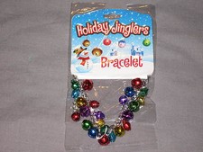 Colorful Bells Holiday Jinglers Seasonal Fashion Festive Bracelet NEW