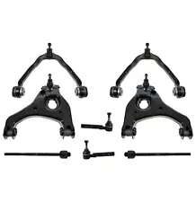 Kit 8 Pc Front Suspension for Silverado Sierra / Control Arms Left & Right Side