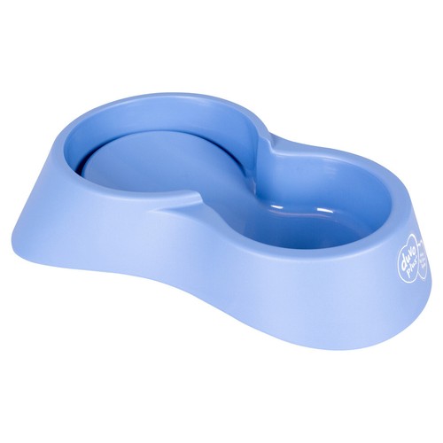 Duvo+ Feeding Bowl Romina Double Light Blue for Cats, Various Sizes, NEW