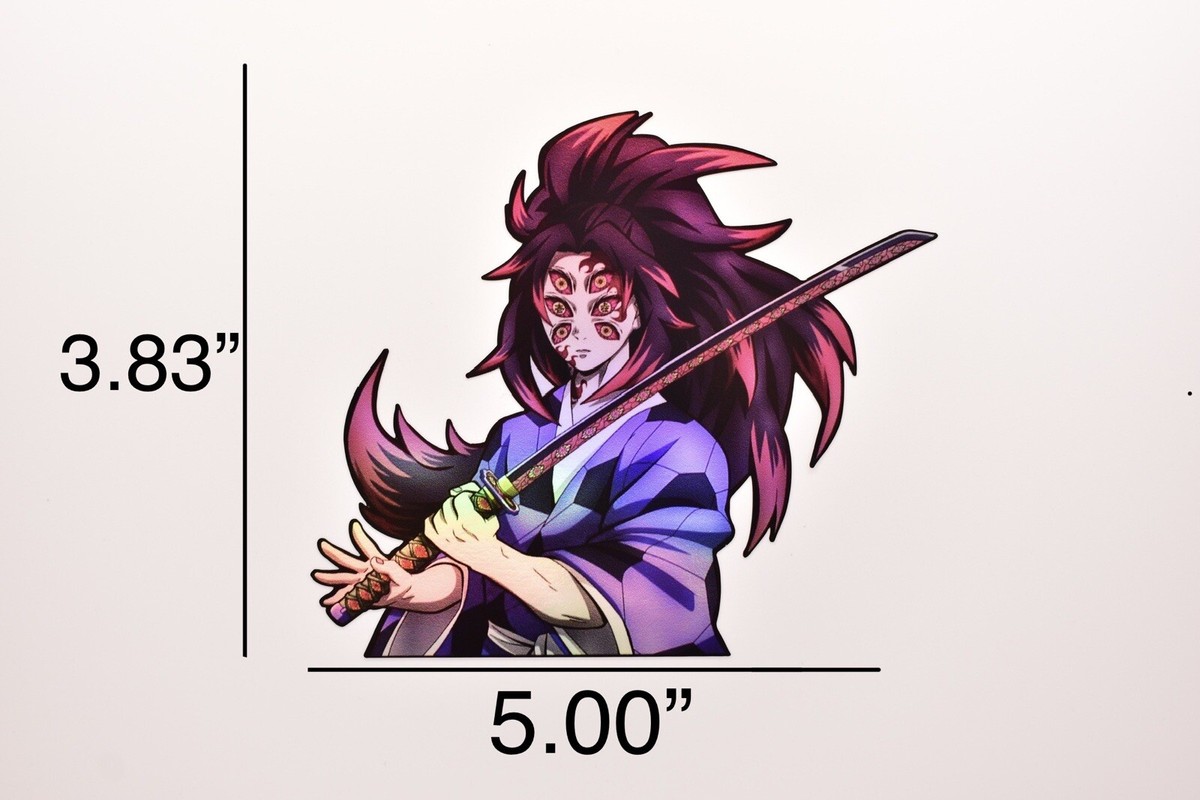 kokushibaページ Kokushibo Upper Moon Holographic Vinyl Sticker Demon Slayer Anime