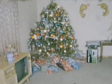 2 8mm Films 1968 Christmas 1960s Home Movie Kids Presents Tree Guitar Tank Toys