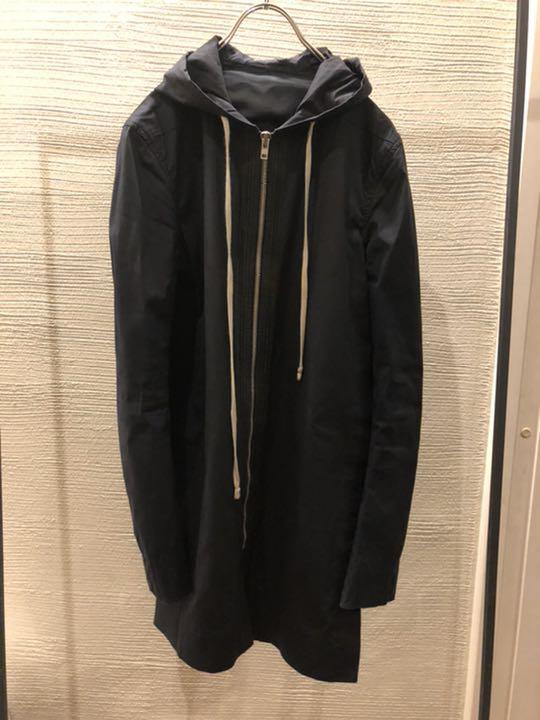 Rick Owens Hoodie Long Blouson Jacket men Size US 38 Black