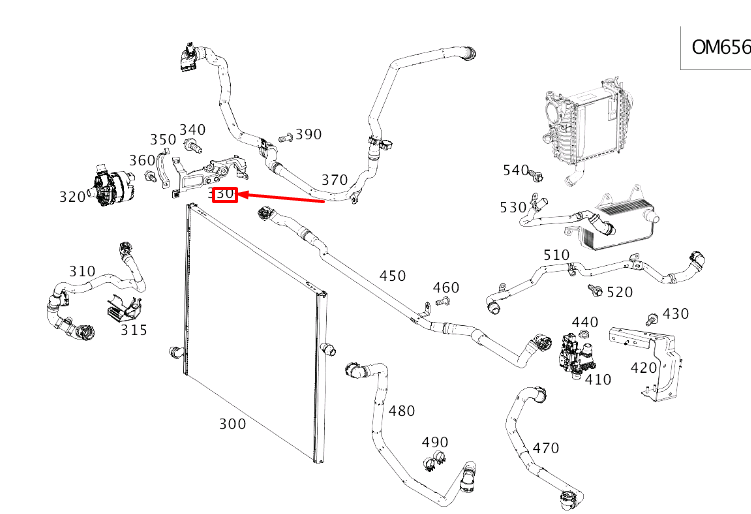 MERCEDES-BENZ S W222 Low Temperature Pump Bracket A2225040400