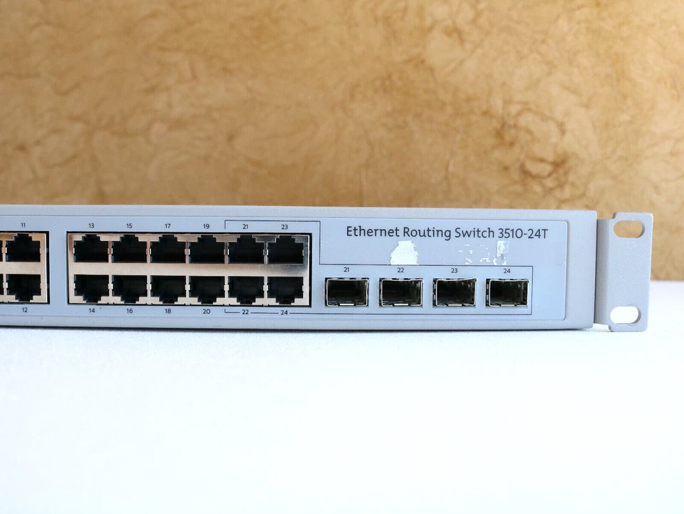24 Port Nortel BayStack 3510-24T Ethernet Routing Switch 10/100/1000 Mbps - Image 2 of 4