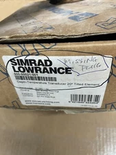 NEW, Lowrance B60 Bronze Thru Hull 50/200 KHZ, 000-00021-001