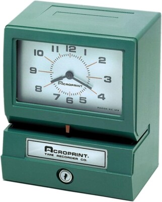 Acroprint 150AR3 Automatic Heavy Duty Time Clock Recorder