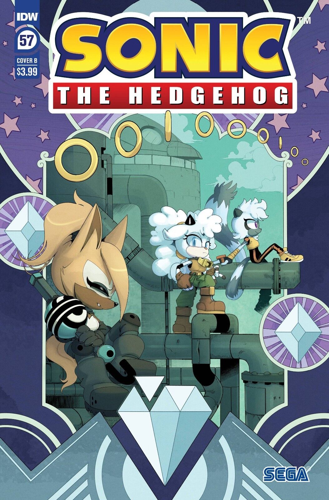 Sonic The Hedgehog #66 B Oz Variant (10/25/2023) Idw