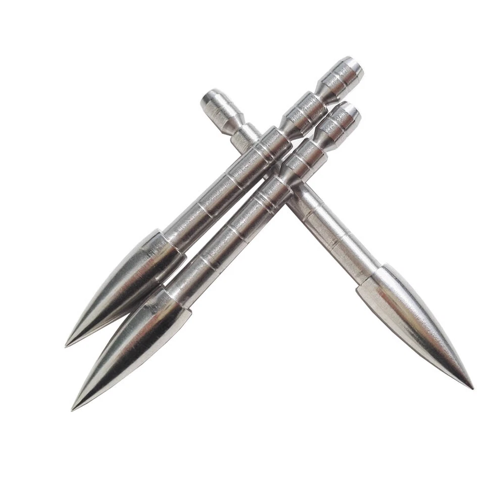 6/12PK Archery Insert Arrowheads 100-200gr Points Tips 4.2mm Arrow Shaft Hunting - Image 2 of 4