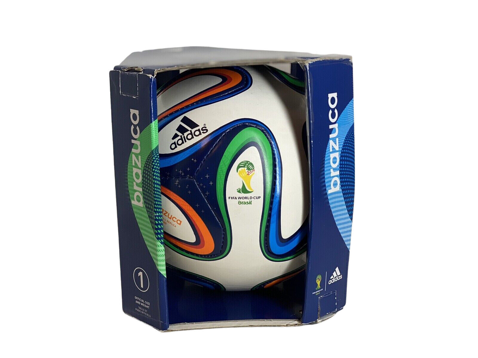 adidas Brazuca Mini Soccer Ball Br019255153 FIFA 2014 World Cup