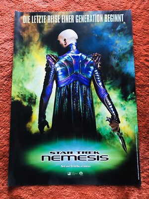 Star Trek Nemesis Kinoplakat Poster A1, Patrick Stewart, Frakes, Tom Hardy