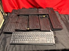 Lot of 13 Dell USB Multimedia Keyboard KB216t - Full Size - Great Condition