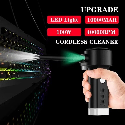 Electric Air Duster Blower Gun Canned Air Spray For Computer Keyboard Cleaner - 第 8/22 張圖片