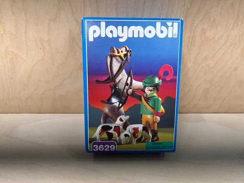 Playmobil 3629 Mounted Hunter Knights - Vintage - Sealed Original box