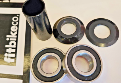 FIT BMX BIKE BB 19mm X MID BOTTOM BRACKET kit FITMENT w SPACER +
