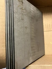 FIVE (5) - 1/8" Steel Plates, Rectangle, 6" x 6.75", A36 Steel, .125 thick