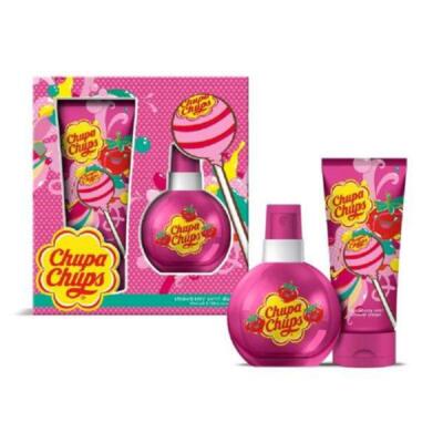 Chupa Chups Mädchen Parfum Box Eau de Toilette 50ml + Duschcreme 150ml