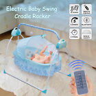 Electric Baby Crib Cradle Auto-Swing Newborn Bassinet Sleep Bed Infant Bluetooth