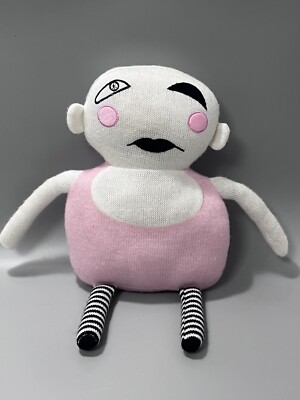 LUCKY BOY SUNDAY Jealous Baby Doll Stuffed Plush Alpaca Knit Yarn $110 Retail