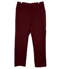 Lands' End Pants Women's Size 16 Fit 3 Straight Leg High Rise Stretch Brown